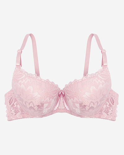 Women's padded bra in pink- Lingerie