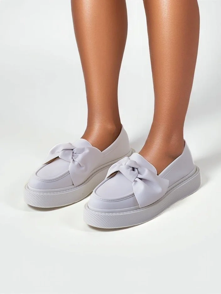 Royalfashion Элегантные женские мокасины с бантиком Ortto