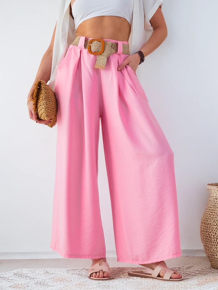 Royalfashion Women's Wide Woven Pants