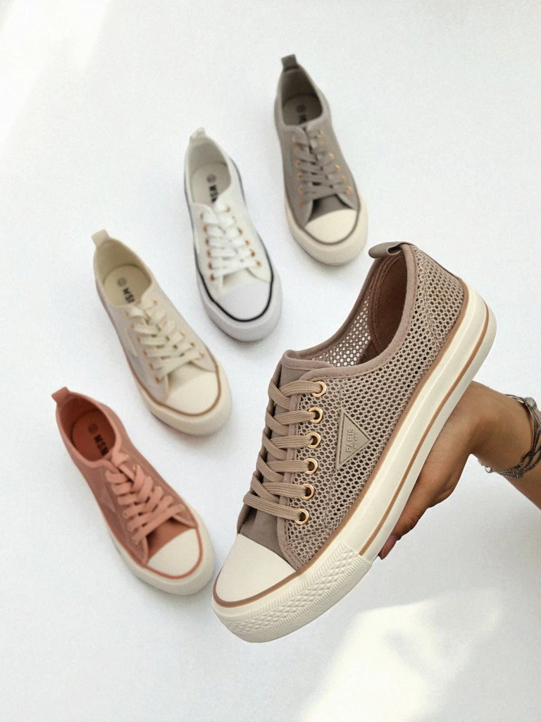 Royalfashion Женские перфорированные кроссовки Rebbse