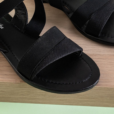 Black women's Velia sandals - Footwear