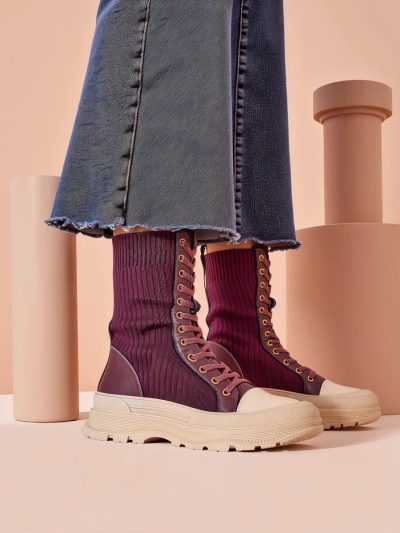 Royalfashion Sieviešu augstās darba botas Fosilla