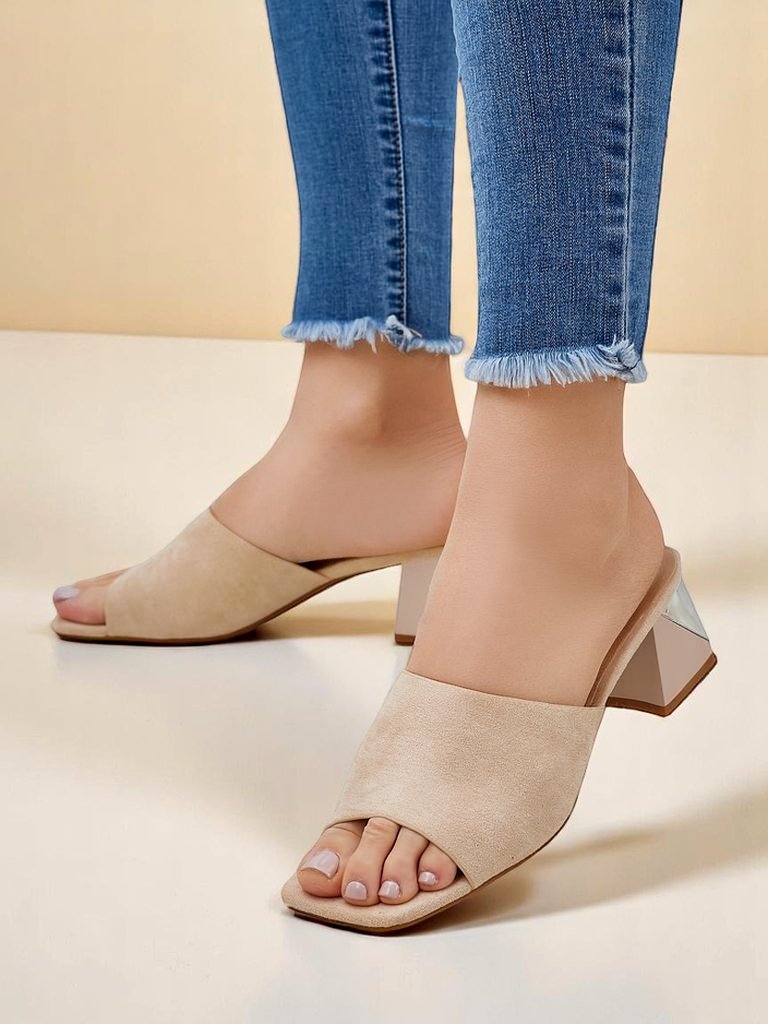 Royalfashion women’s slides with decorative heels Vollatie