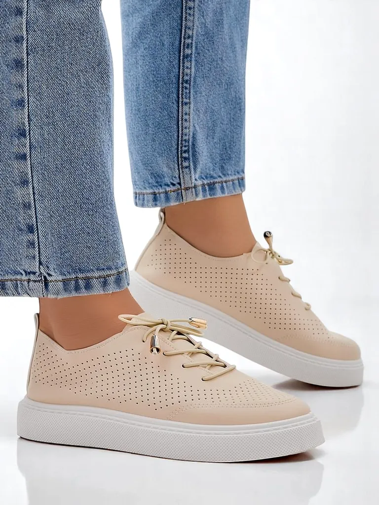 Royalfashion Женские перфорированные спортивные туфли с шнуровкой Vaned