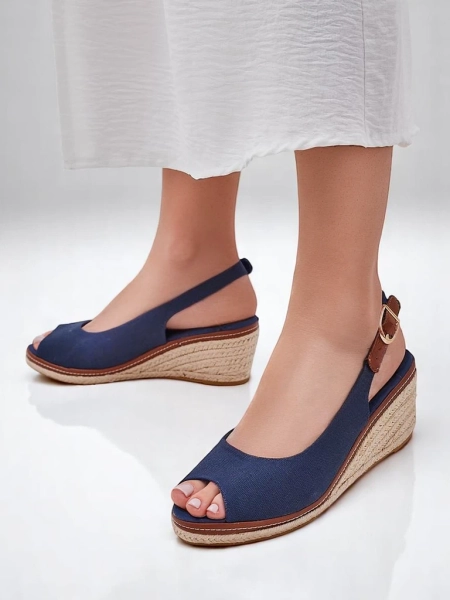 Royalfashion Women's wedge sandals with open toe Tafenis