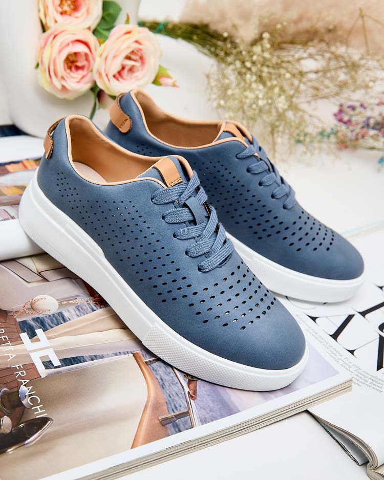 Royalfashion Women's openwork sneakers Deromias