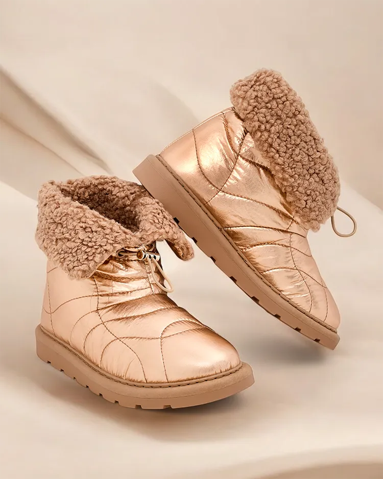 Женские снежные ботинки Royalfashion a'la снежные ботинки Oferita