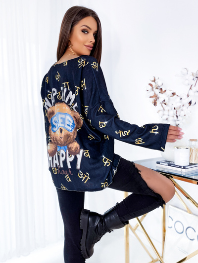 Royalfashion Women's long blouse with print