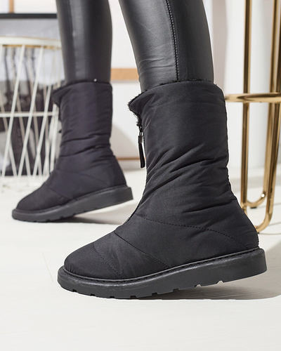 Черные женские ботинки a'la snow boots Tirigga- Footwear