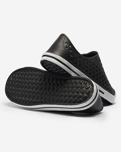 Black openwork children's rubber sneakers Jiteri - Footwear