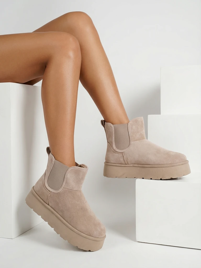 Royalfashion Women's Nomas short boots a'la snow boots