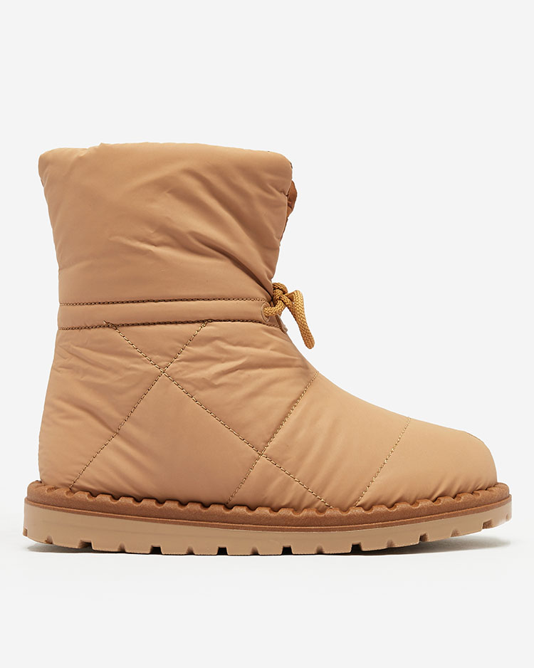 Royalfashion Женские сапоги-скольжения коричневого цвета Nevonsis