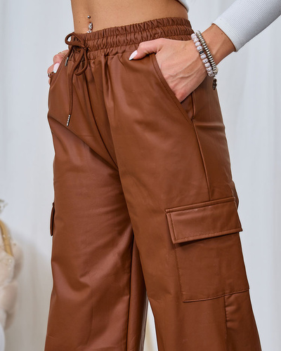 Royalfashion Women's combat pants in brown