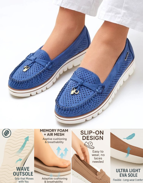 Royalfashion Cut-out women's loafers Elissas