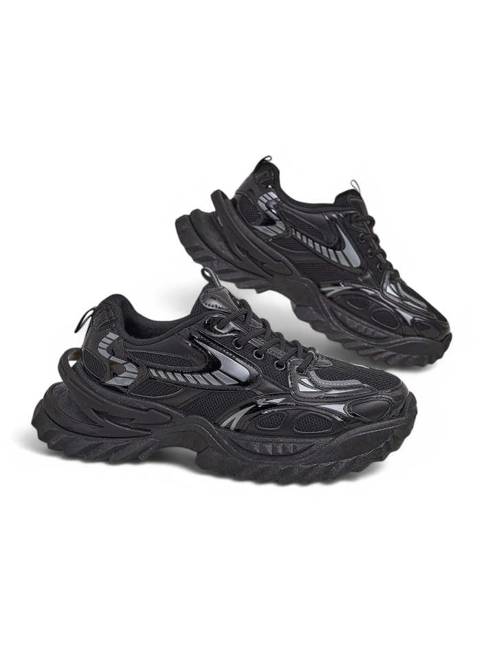 Royalfashion Women's Lacquered Sneakers Leysi