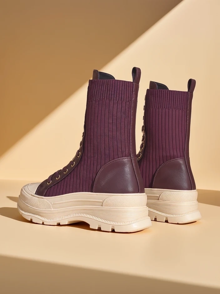 Royalfashion Sieviešu augstās darba botas Fosilla