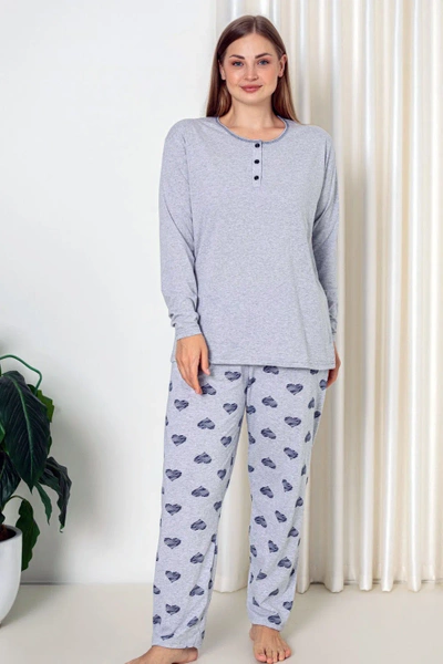 Royalfashion Women's Cotton 2-Piece Pajama Set PLUS SIZE