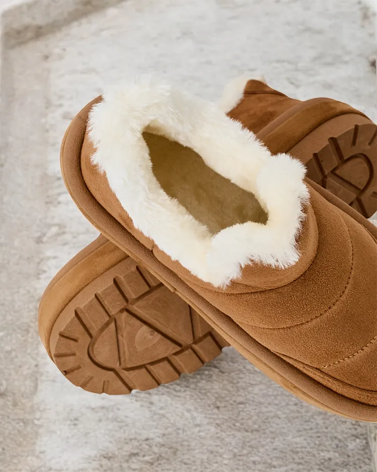 Royalfashion Sieviešu Zoeno īsie zābaki a'la sniega zābaki