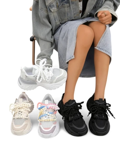 Спортивные кроссовки Royalfashion для женщин на толстой подошве Loness