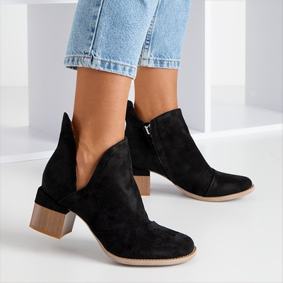 Black women's ankle boots Jeneuer - Footwear