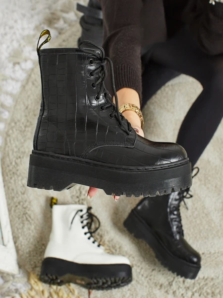 Women's Arvessa Embossed Worker Boots