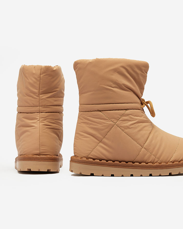 Royalfashion Женские сапоги-скольжения коричневого цвета Nevonsis