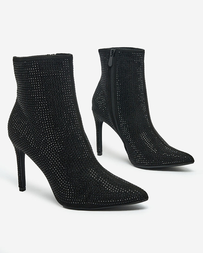 Royalfashion Sieviešu zābaki Lekirisa Zirconia Stiletto Boots