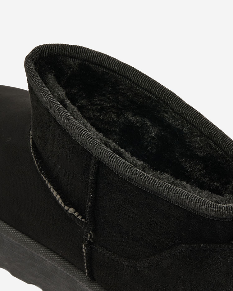 Royalfashion Черные женские сапоги на платформе Ersinella