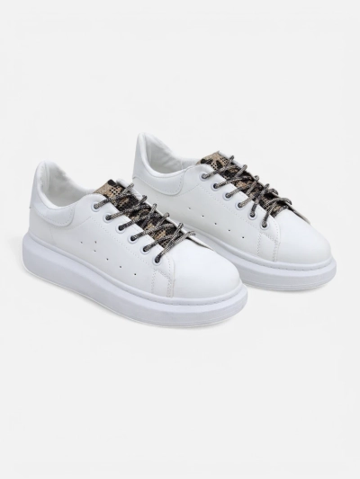 Lalla Bianca: Elegant Platforma Sneakers