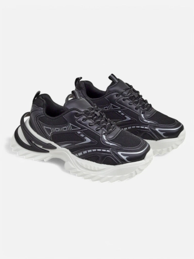 Royalfashion Women's sports sneakers on a thicker sole Nettes