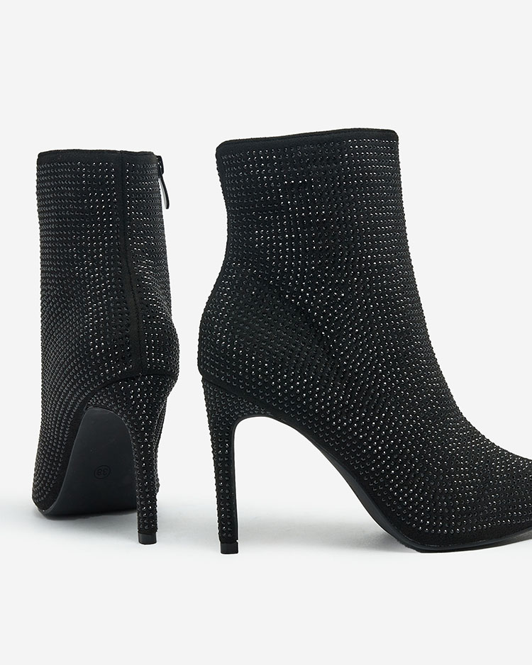 Royalfashion Sieviešu zābaki Lekirisa Zirconia Stiletto Boots