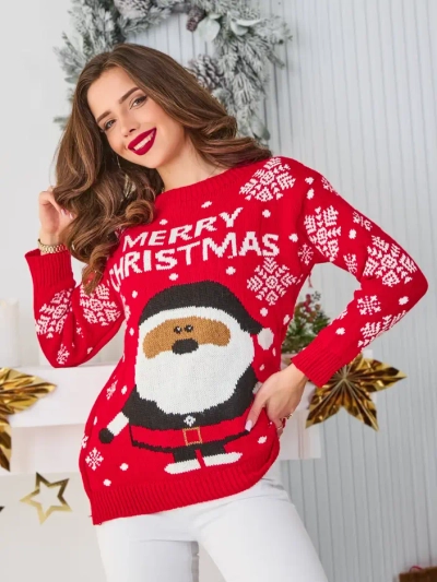 Рождественский свитер Royalfashion для женщин с Santой