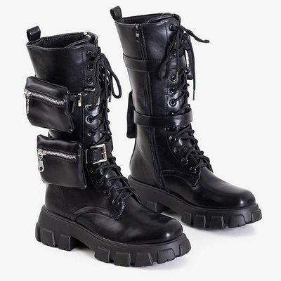 Black women's baggers with pockets Morator - Footwear