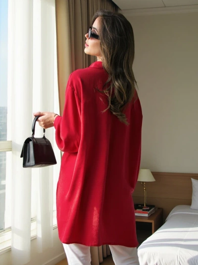 Royalfashion Long women's oversized shirt