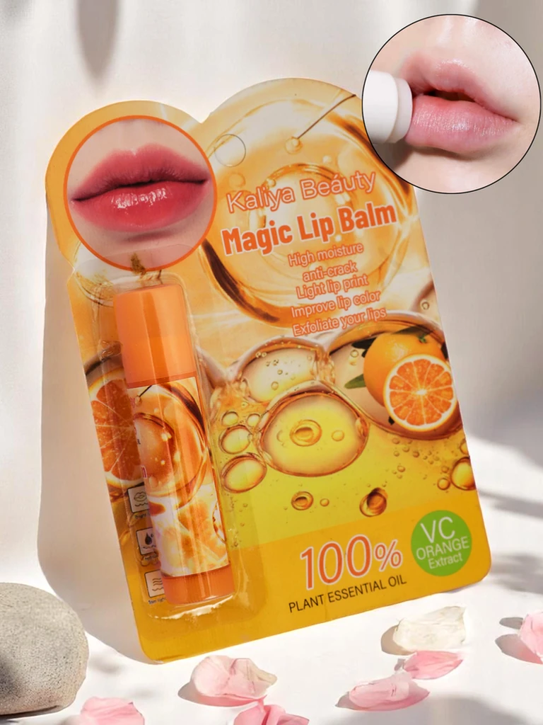 Apelsīnu lūpu balzams ar 100% dabisko eļļu - mitrina un atjauno