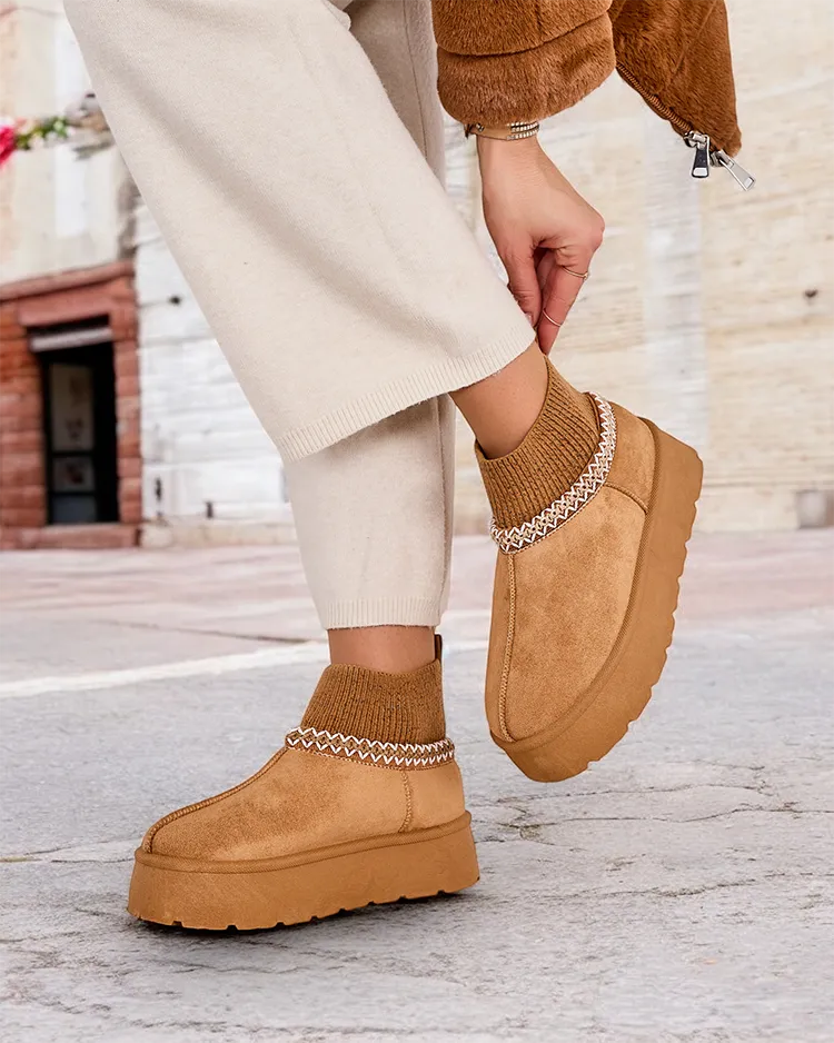 Royalfashion Short women's snow boots Nananna