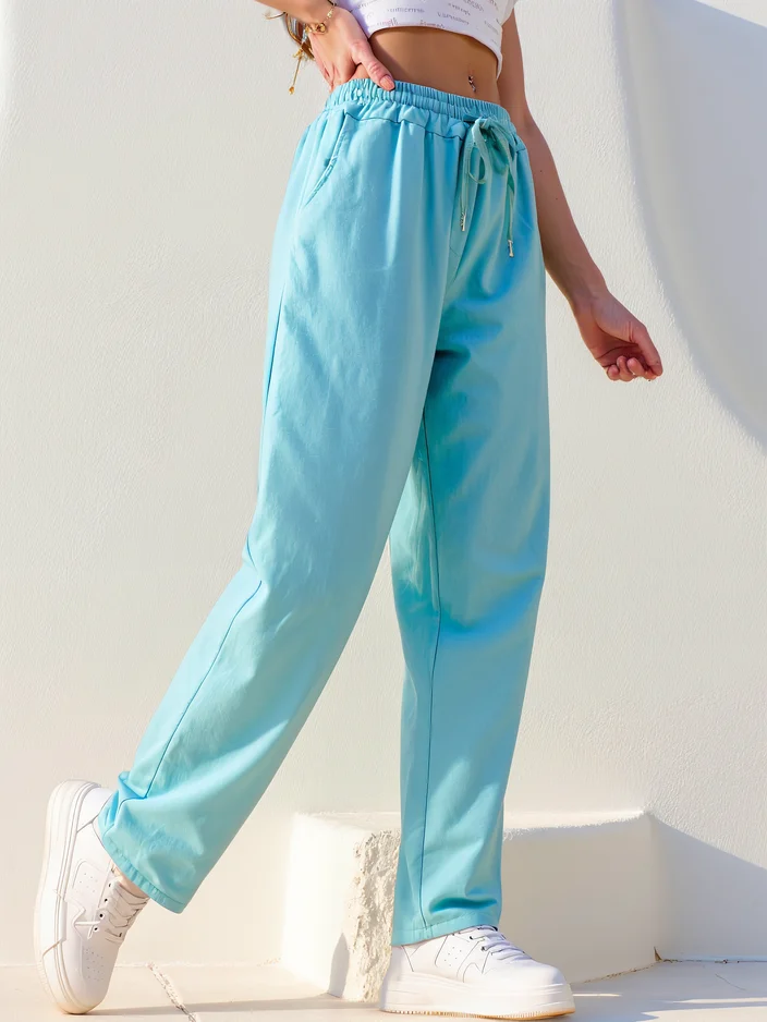 Royalfashion Cotton Straight Women's Pants