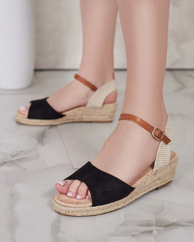 Royalfashion Women's espadrilles on low heel Osintale