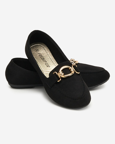 Eco-suede black moccasins Brussi - Footwear