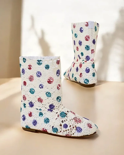 Royalfashion Children's openwork Misuti boots