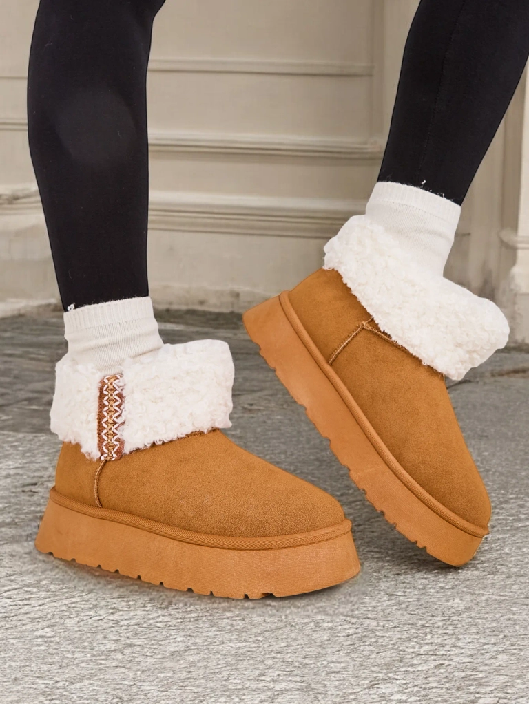 Женские зимние ботинки Royalfashion с мехом Rovvoy