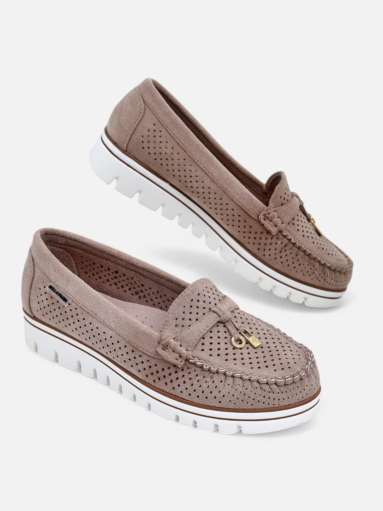 Royalfashion Sieviešu perforētie mokasīni Elissas