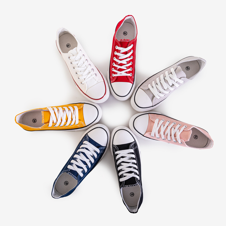 Yellow Gabrela women's sneakers - Footwear