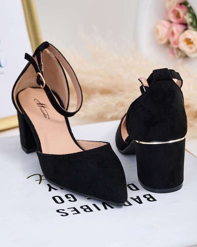 Royalfashion Women's low stiletto pumps Caelda