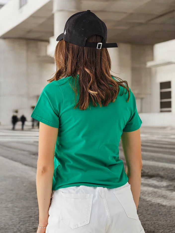 Royalfashion Sieviešu kokvilnas T-krekls Trušu teikums Esi īsts