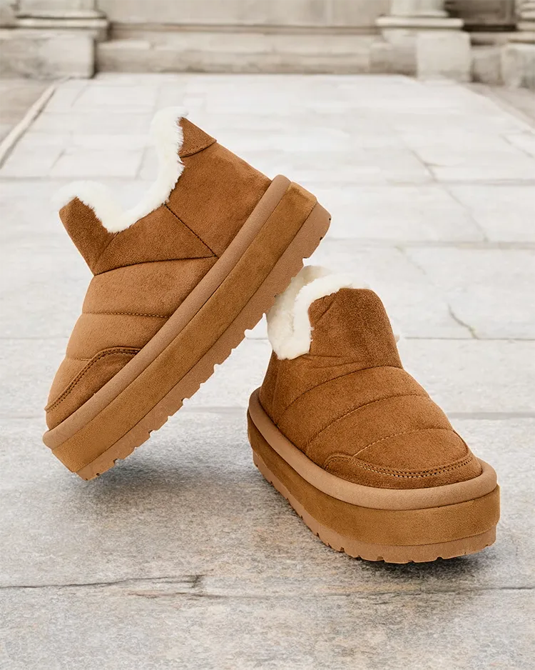 Royalfashion Sieviešu Zoeno īsie zābaki a'la sniega zābaki