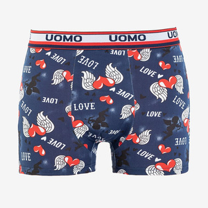 Navy blue men's boxer shorts - Underwear