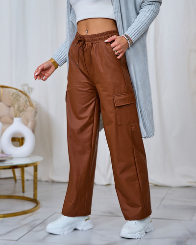 Royalfashion Women's combat pants in brown