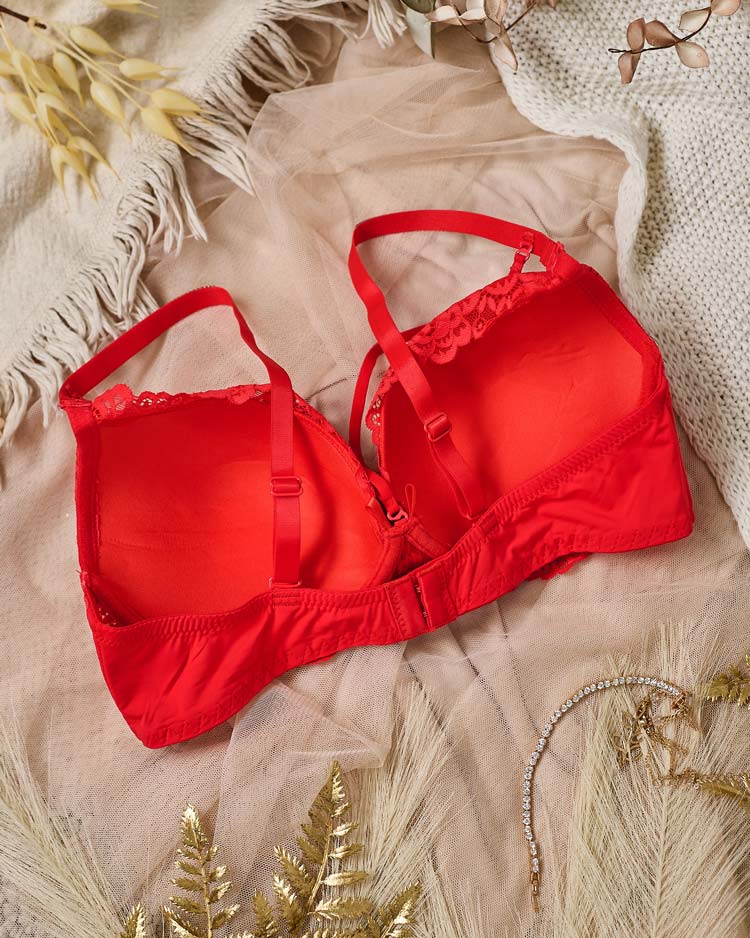 Royalfashion Женский бюстгальтер, украшенный кружевом