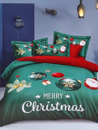 Royalfashion Christmas Bedding Set 160x200 3-Piece Set